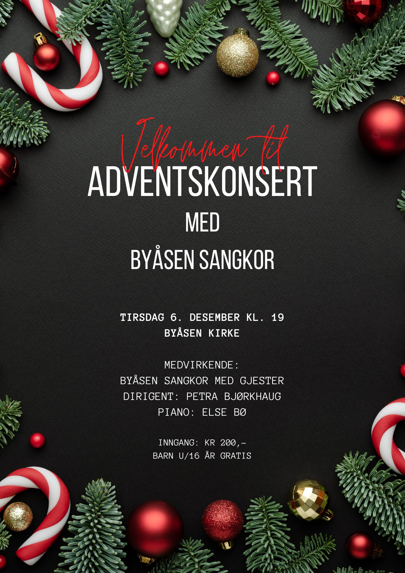 Høst 2022: Adventskonsert